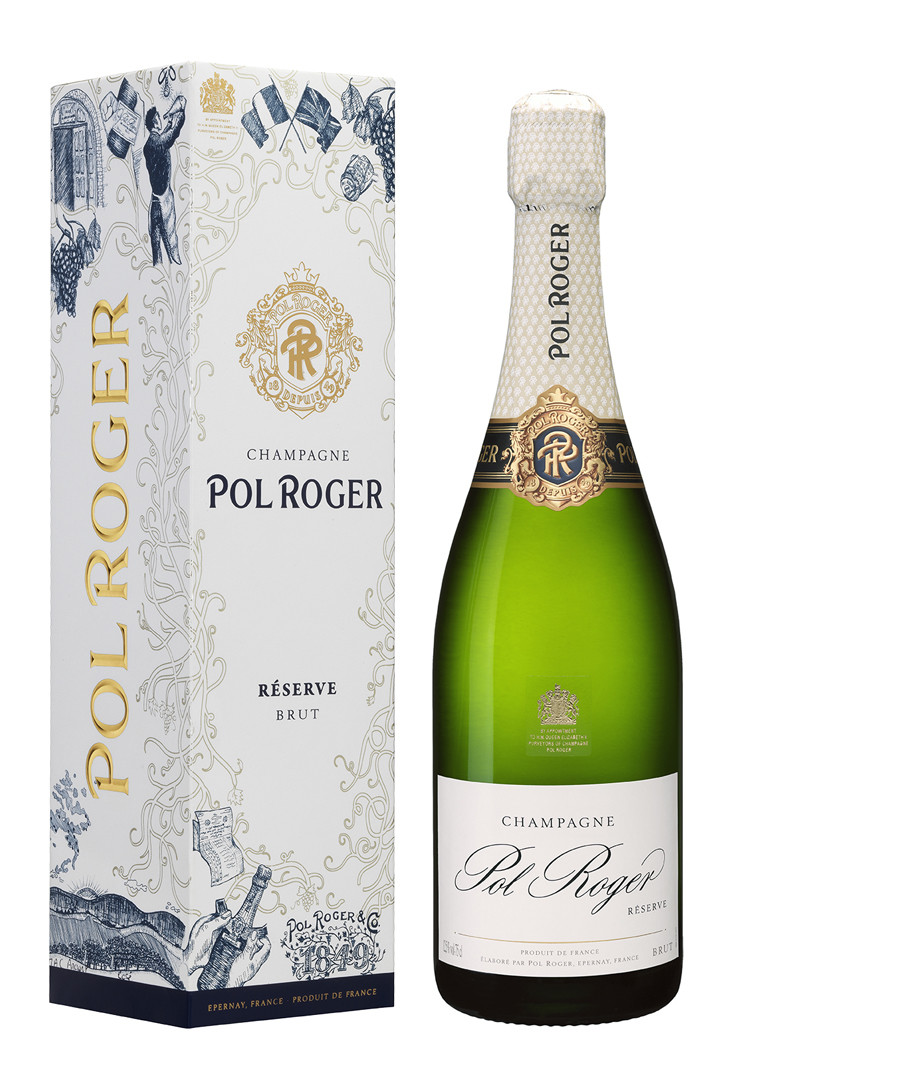 Pol Roger: Brut Réserve Giftbox 0,75 l