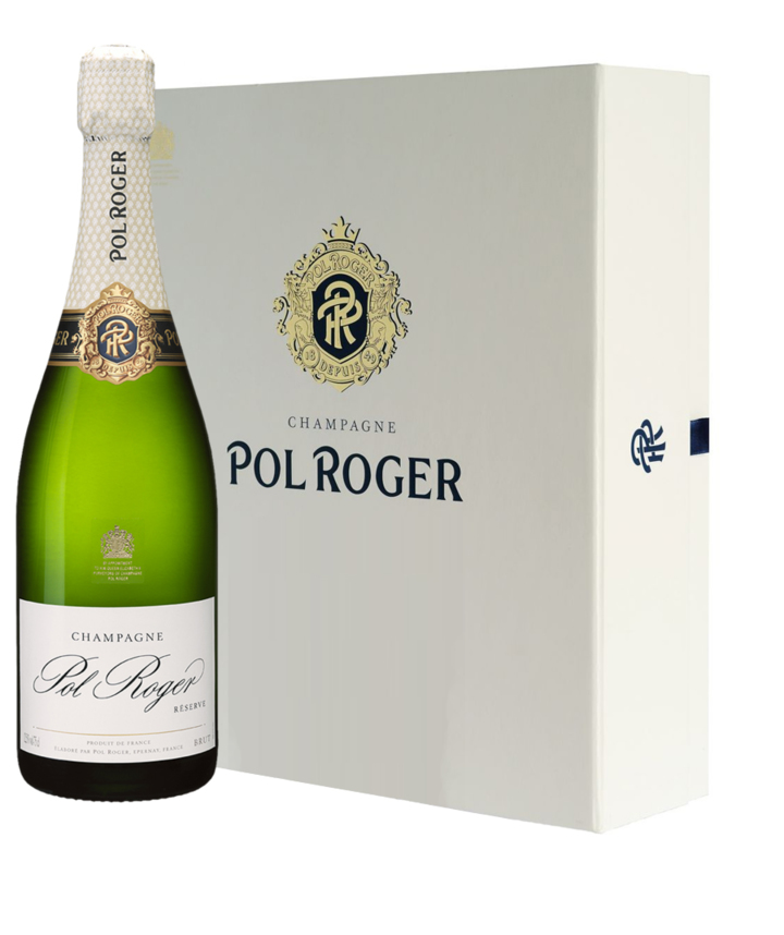 Pol Roger: Brut Réserve + 2 skleničky