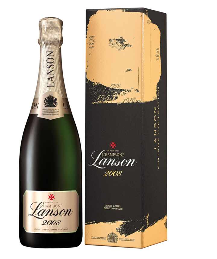 Lanson: Gold Label Brut 2008 0,75 l