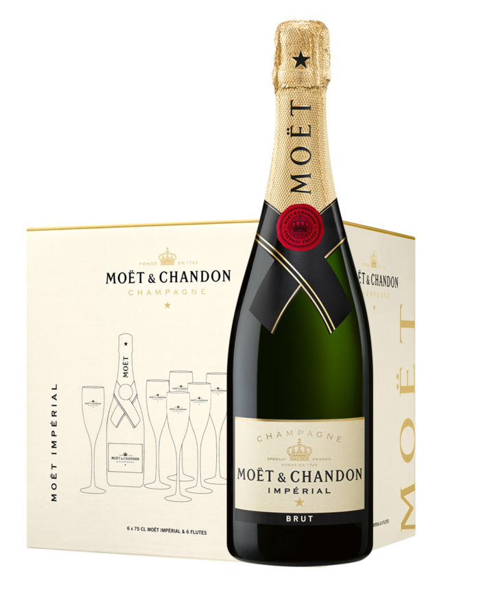 Moët & Chandon: Brut Impérial 6+6 skleniček