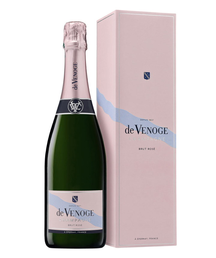 de Venoge: Cordon Bleu Rosé Giftbox 0,75 l