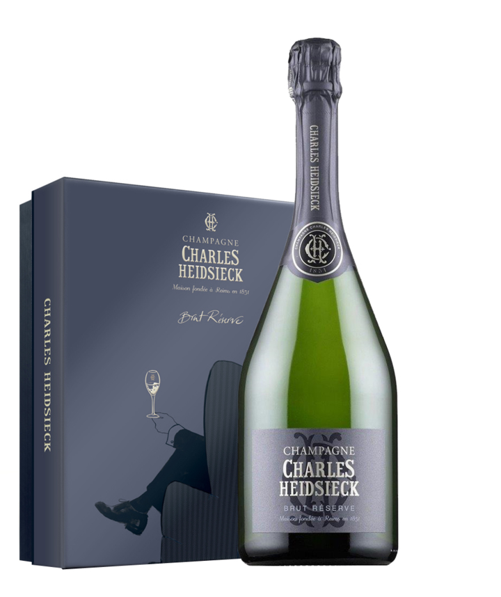 Charles Heidsieck: Brut Réserve 0,75 l + 2 skleničky