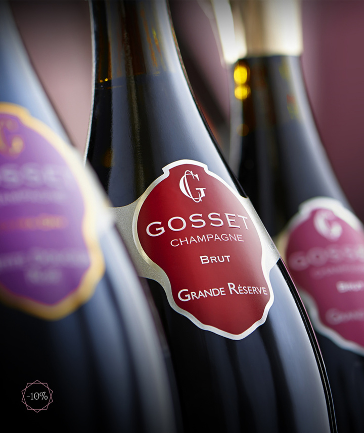 Champagne GOSSET 
Grande Réserve
-10%